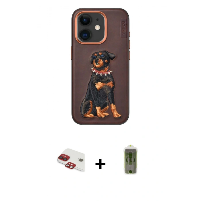MARSİLYAN™- iPhone 11 Kılıf Nova Form Koleksiyonu - Siyah Joko Magic 5D Hayalet Cam + Pers Alüminyum Kamera Lens - KI