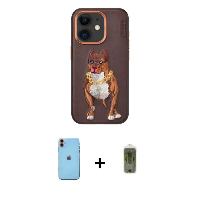 MARSİLYAN™- iPhone 11 Kılıf Nova Form Koleksiyonu - Siyah Joko Magic 5D Hayalet Cam + Neon Fosforlu Kamera Lens - TU