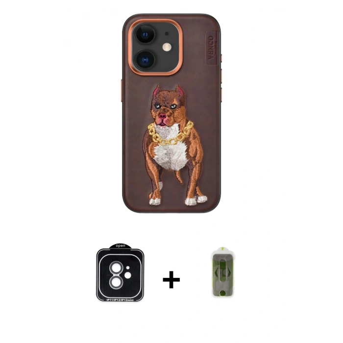 MARSİLYAN™- iPhone 11 Kılıf Nova Form Koleksiyonu - Siyah Joko Magic 5D Hayalet Cam + PVD Metal Kamera Lens - YL