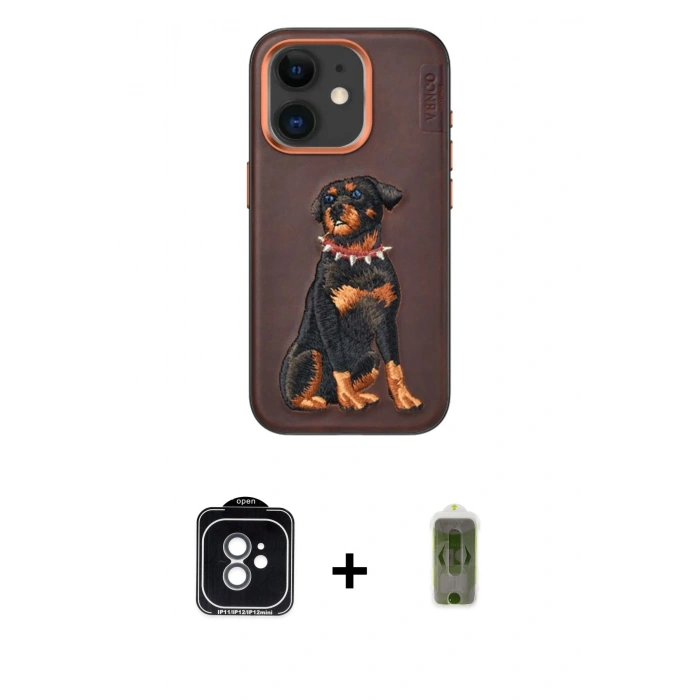 MARSİLYAN™- iPhone 11 Kılıf Nova Form Koleksiyonu - Siyah Joko Magic 5D Hayalet Cam + PVD Metal Kamera Lens - YL