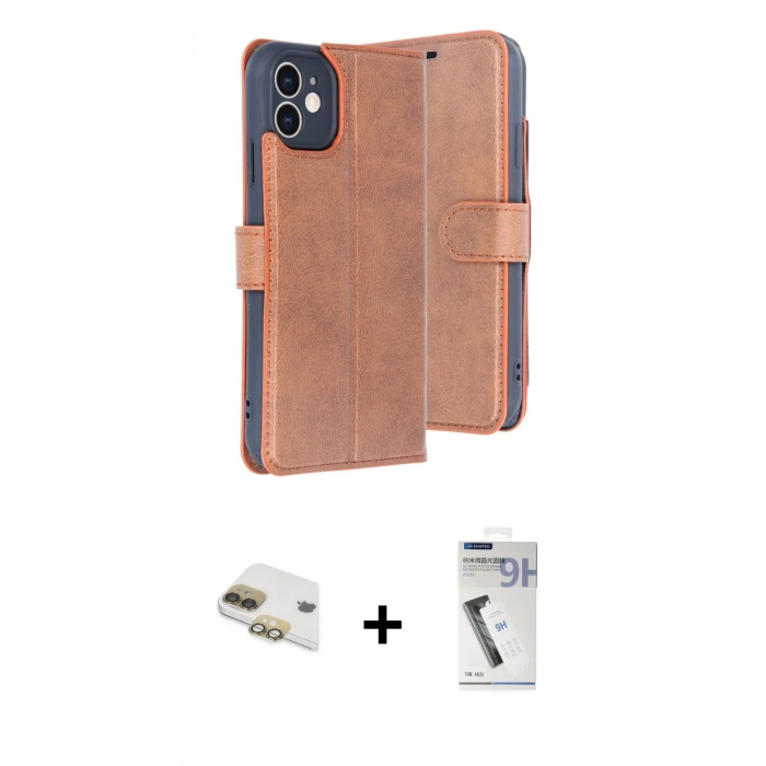 MARSİLYAN™- iPhone 11 Kılıf Siluet Işık Serisi - Şeffaf Uv Polymer Nano Ekran Koruyucu + Pers Alüminyum Kamera Lens - GD