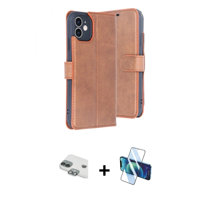 MARSİLYAN™- iPhone 11 Kılıf Siluet Işık Serisi - Siyah 3D Antistatik Seramik Nano Ekran Koruyucu + Pers Alüminyum Kamera Lens - YL