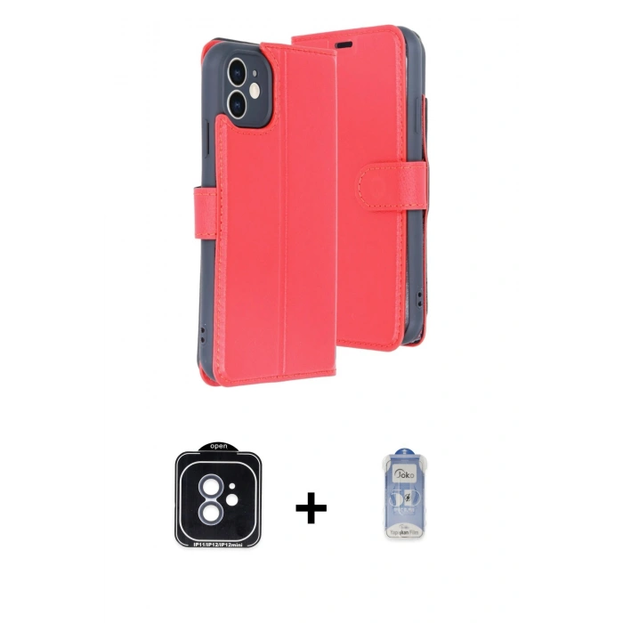 MARSİLYAN™- iPhone 11 Kılıf Siluet Işık Serisi - Siyah Joko Magic 5D Cam + PVD Metal Kamera Lens - MI