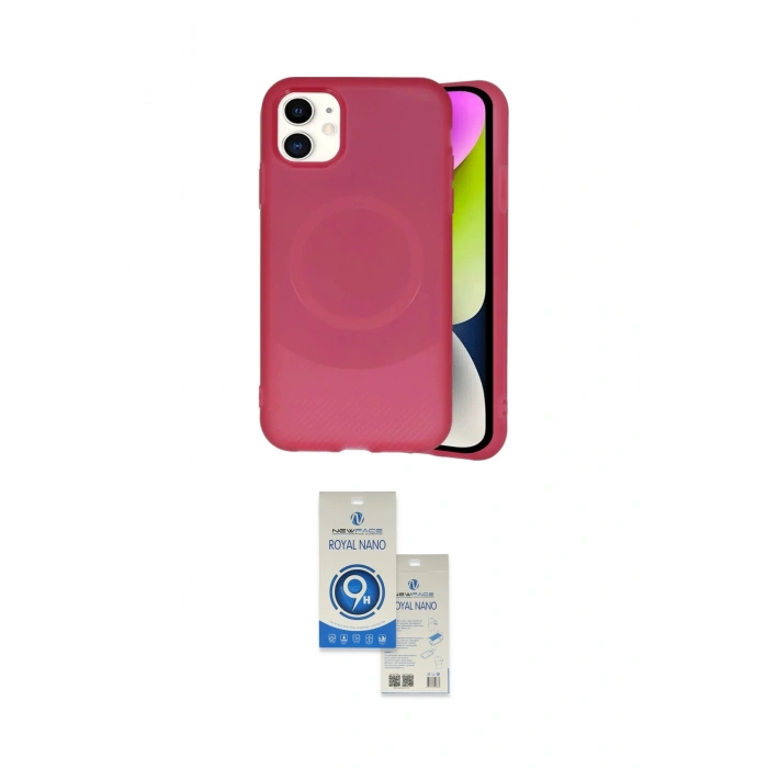 MARSİLYAN™- iPhone 11 Kılıf Ufuk Serisi - Şeffaf Royal Nano Ekran Koruyucu