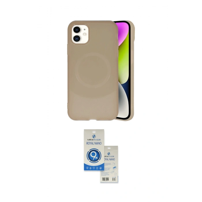 MARSİLYAN™- iPhone 11 Kılıf Ufuk Serisi - Şeffaf Royal Nano Ekran Koruyucu