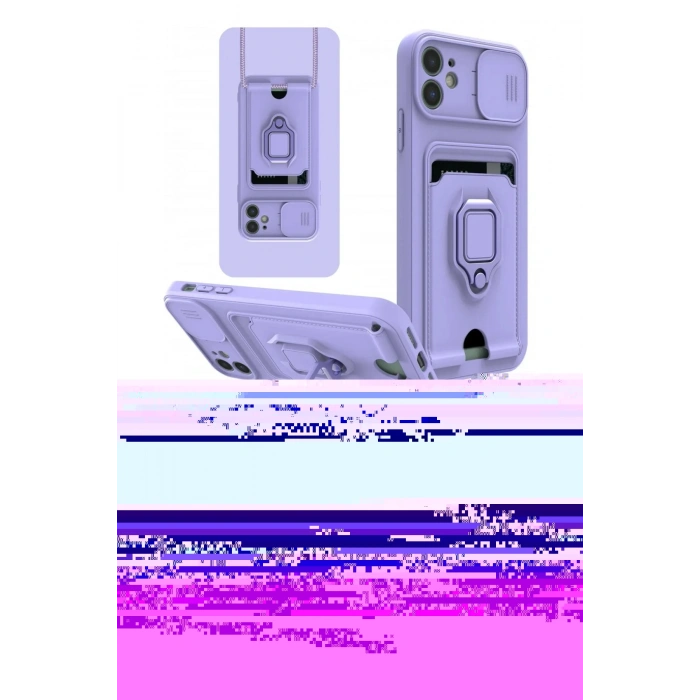 MARSİLYAN™- iPhone 11 Kılıf Vadi Form Prime - Siyah 3D Antistatik Cam Ekran Koruyucu + Renkli Kamera Lens Koruma Cam - SI