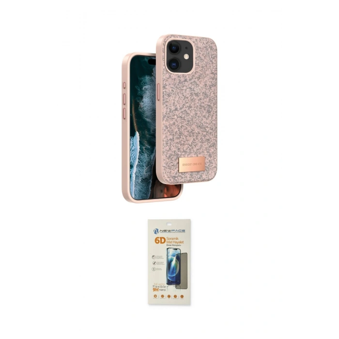 MARSİLYAN™- iPhone 11 Kılıf Vadi Klasik Serisi - Siyah 6D Mat Seramik Hayalet Nano Ekran Koruyucu