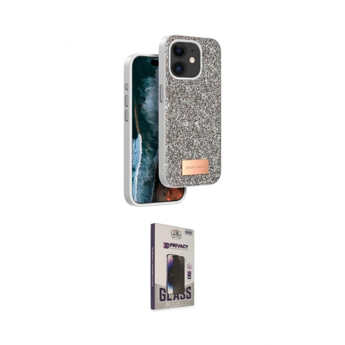 MARSİLYAN™- iPhone 11 Kılıf Vadi Klasik Serisi - Siyah Bilvis Hayalet Cam Ekran Koruyucu