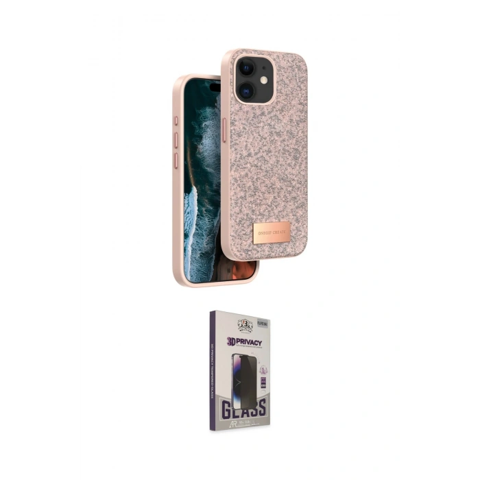 MARSİLYAN™- iPhone 11 Kılıf Vadi Klasik Serisi - Siyah Bilvis Hayalet Cam Ekran Koruyucu