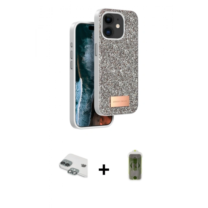 MARSİLYAN™- iPhone 11 Kılıf Vadi Klasik Serisi - Siyah Joko Magic 5D Hayalet Cam + Pers Alüminyum Kamera Lens - YL
