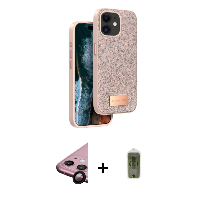 MARSİLYAN™- iPhone 11 Kılıf Vadi Klasik Serisi - Siyah Joko Magic 5D Hayalet Cam + Raze Metal Kamera Lens - SH
