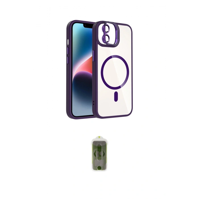 MARSİLYAN™- iPhone 11 Kılıf Yadigar Asil Koleksiyonu - Siyah Joko Magic 5D Hayalet Cam