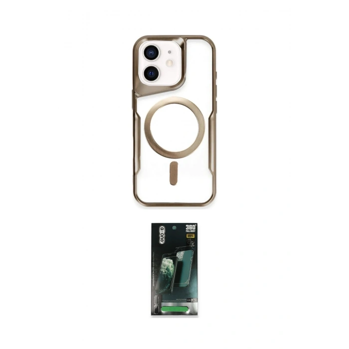 MARSİLYAN™- iPhone 11 Kılıf Yadigar Klasik Özel Seri - Şeffaf 360 Full Body Arka Koruyucu