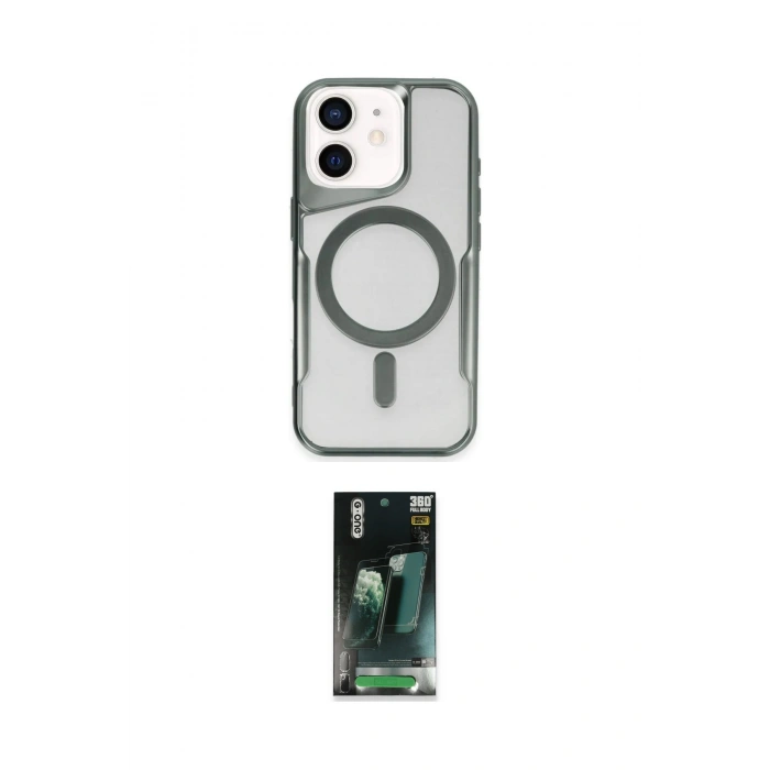 MARSİLYAN™- iPhone 11 Kılıf Yadigar Klasik Özel Seri - Şeffaf 360 Full Body Arka Koruyucu