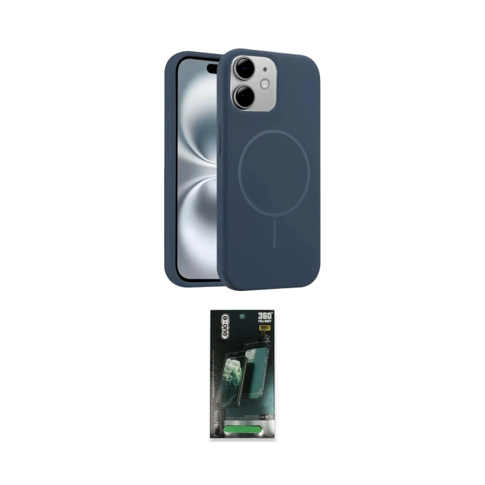 MARSİLYAN™- iPhone 11 Kılıf Yankı Form Serisi - Şeffaf 360 Full Body Arka Koruyucu
