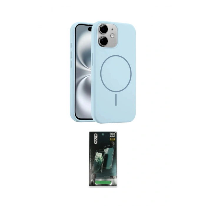 MARSİLYAN™- iPhone 11 Kılıf Yankı Form Serisi - Şeffaf 360 Full Body Arka Koruyucu