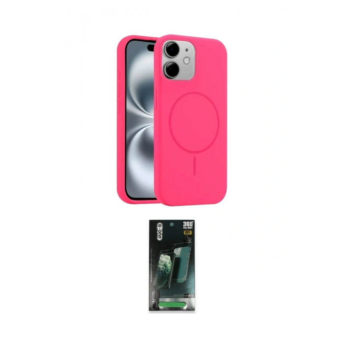 MARSİLYAN™- iPhone 11 Kılıf Yankı Form Serisi - Şeffaf 360 Full Body Arka Koruyucu
