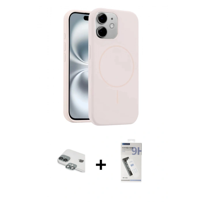 MARSİLYAN™- iPhone 11 Kılıf Yankı Form Serisi - Şeffaf Uv Polymer Nano Ekran Koruyucu + Pers Alüminyum Kamera Lens - YL