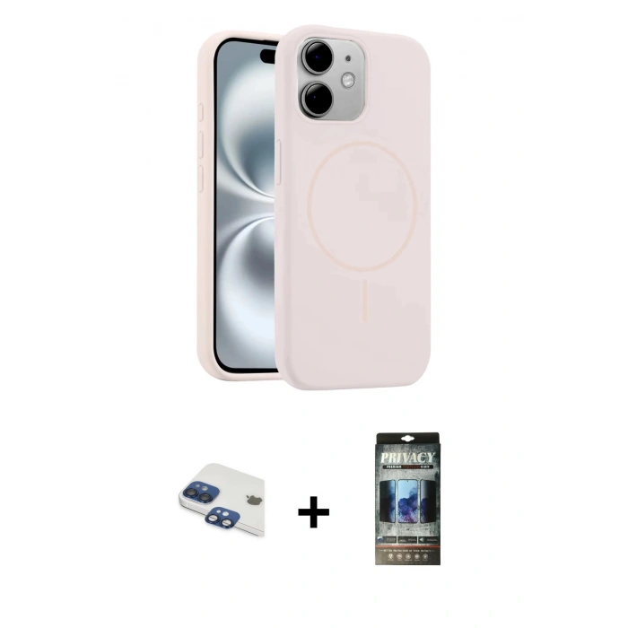 MARSİLYAN™- iPhone 11 Kılıf Yankı Form Serisi - Siyah 34D Hayalet Izgaralı Cam + Pers Alüminyum Kamera Lens - LT