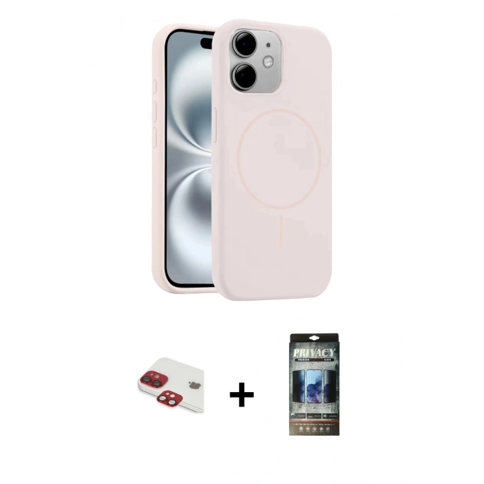 MARSİLYAN™- iPhone 11 Kılıf Yankı Form Serisi - Siyah 34D Hayalet Izgaralı Cam + Pers Alüminyum Kamera Lens - KI