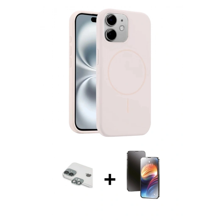 MARSİLYAN™- iPhone 11 Kılıf Yankı Form Serisi - Siyah 3D Antistatik Mat Seramik Nano Ekran Koruyucu + Pers Alüminyum Kamera Lens - YL