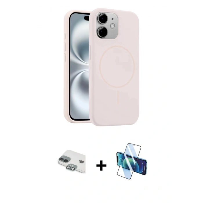 MARSİLYAN™- iPhone 11 Kılıf Yankı Form Serisi - Siyah 3D Antistatik Seramik Nano Ekran Koruyucu + Pers Alüminyum Kamera Lens - YL