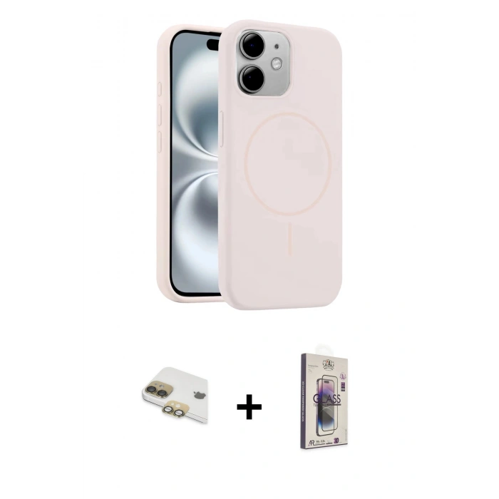 MARSİLYAN™- iPhone 11 Kılıf Yankı Form Serisi - Siyah Bilvis 3D Cam Ekran Koruyucu + Pers Alüminyum Kamera Lens - GD