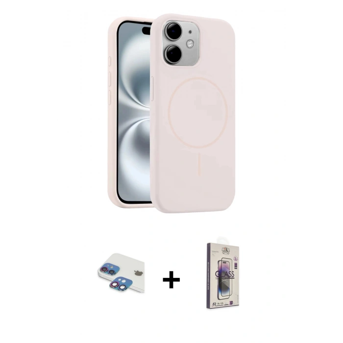 MARSİLYAN™- iPhone 11 Kılıf Yankı Form Serisi - Siyah Bilvis 3D Cam Ekran Koruyucu + Pers Alüminyum Kamera Lens - GI
