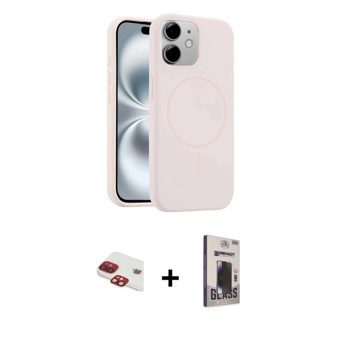 MARSİLYAN™- iPhone 11 Kılıf Yankı Form Serisi - Siyah Bilvis Hayalet Cam Ekran Koruyucu + Pers Alüminyum Kamera Lens - KI