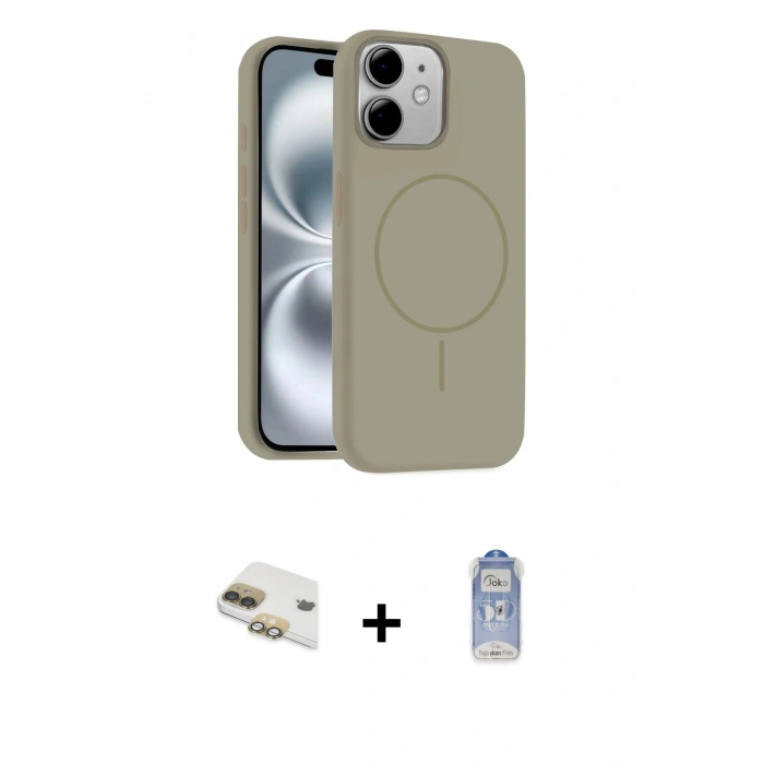 MARSİLYAN™- iPhone 11 Kılıf Yankı Form Serisi - Siyah Joko Magic 5D Cam + Pers Alüminyum Kamera Lens - GD