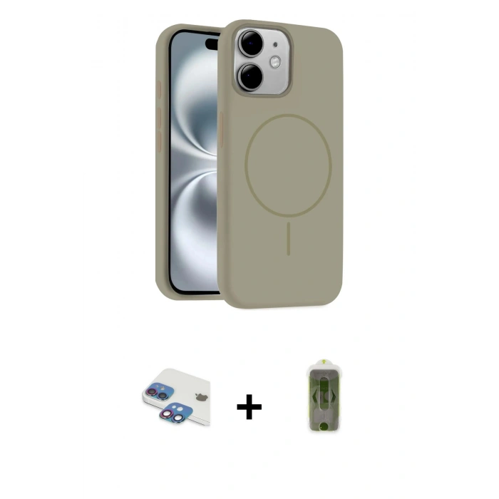 MARSİLYAN™- iPhone 11 Kılıf Yankı Form Serisi - Siyah Joko Magic 5D Hayalet Cam + Pers Alüminyum Kamera Lens - GI