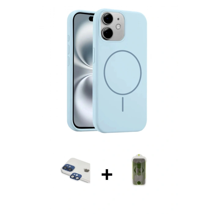 MARSİLYAN™- iPhone 11 Kılıf Yankı Form Serisi - Siyah Joko Magic 5D Hayalet Cam + Pers Alüminyum Kamera Lens - LT
