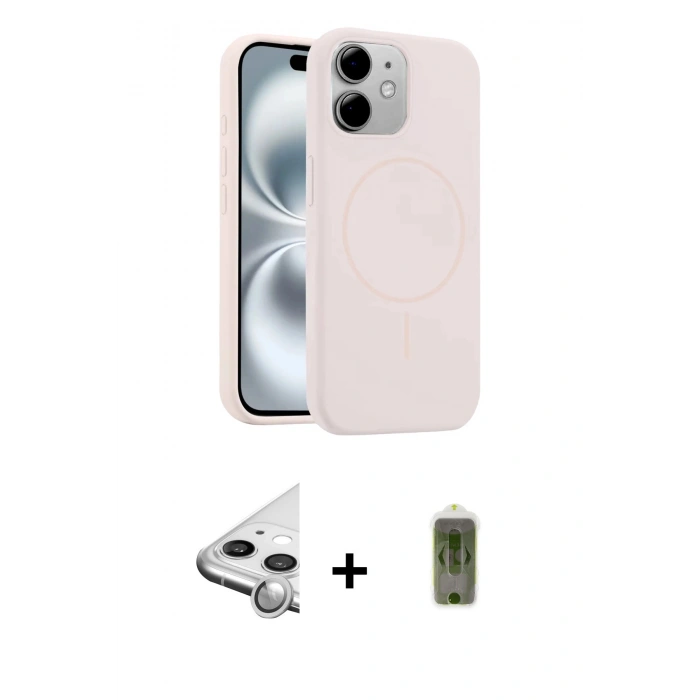 MARSİLYAN™- iPhone 11 Kılıf Yankı Form Serisi - Siyah Joko Magic 5D Hayalet Cam + Raze Metal Kamera Lens - GS