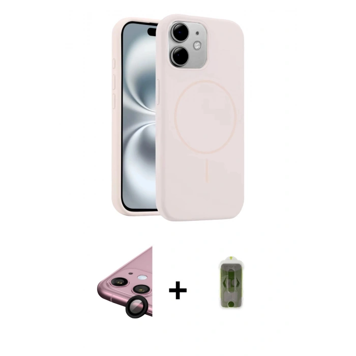 MARSİLYAN™- iPhone 11 Kılıf Yankı Form Serisi - Siyah Joko Magic 5D Hayalet Cam + Raze Metal Kamera Lens - SH