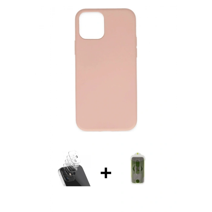 MARSİLYAN™- iPhone 11 Pro Kılıf Ahenk Serisi - Siyah Joko Magic 5D Hayalet Cam + Kamera Lens Koruma Cam - SF