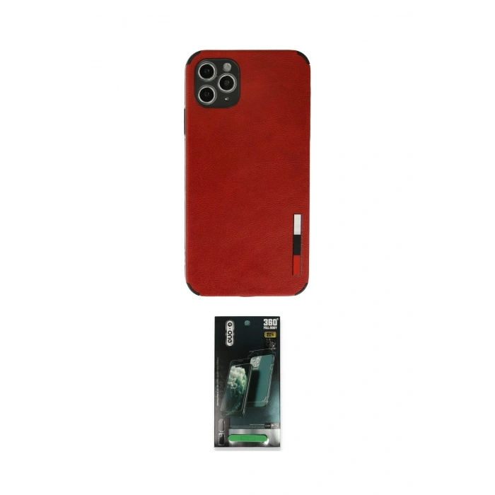 MARSİLYAN™- iPhone 11 Pro Kılıf Doruk Asil Koleksiyonu - Şeffaf 360 Full Body Arka Koruyucu