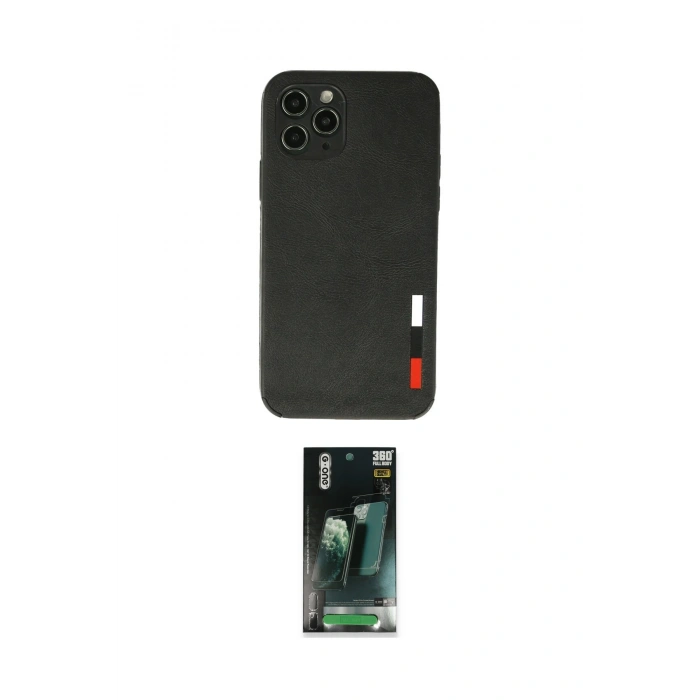 MARSİLYAN™- iPhone 11 Pro Kılıf Doruk Asil Koleksiyonu - Şeffaf 360 Full Body Arka Koruyucu