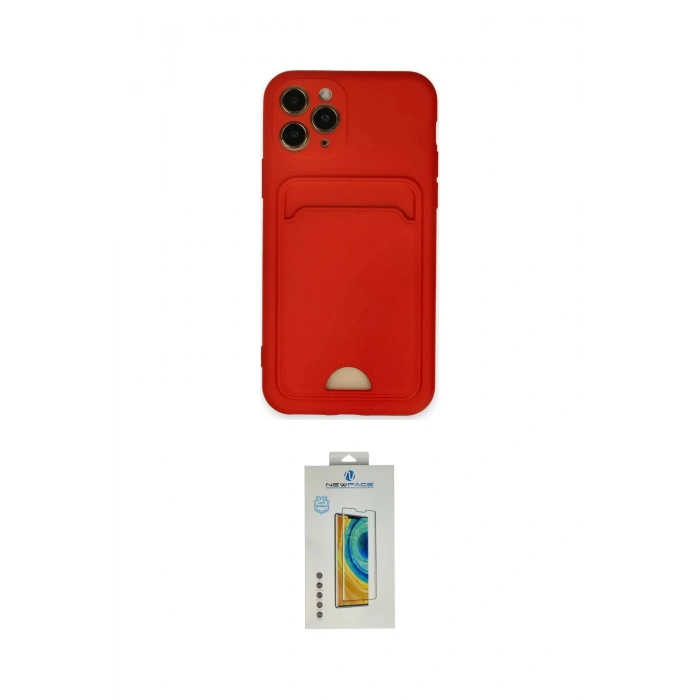 MARSİLYAN™- iPhone 11 Pro Kılıf Vadi Çizgi Prime - Siyah Polymer Nano Ekran Koruyucu