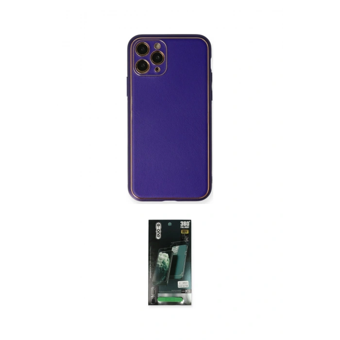 MARSİLYAN™- iPhone 11 Pro Kılıf Yadigar Klasik - Siyah 360 Mat Full Body Arka Koruyucu