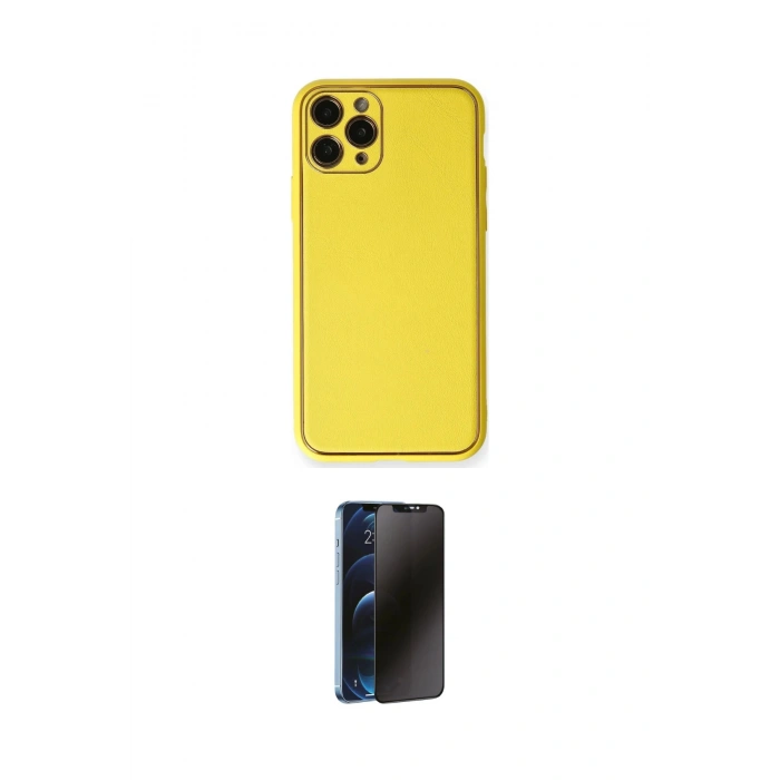 MARSİLYAN™- iPhone 11 Pro Kılıf Yadigar Klasik - Siyah 3D Antistatik Hayalet Cam Ekran Koruyucu
