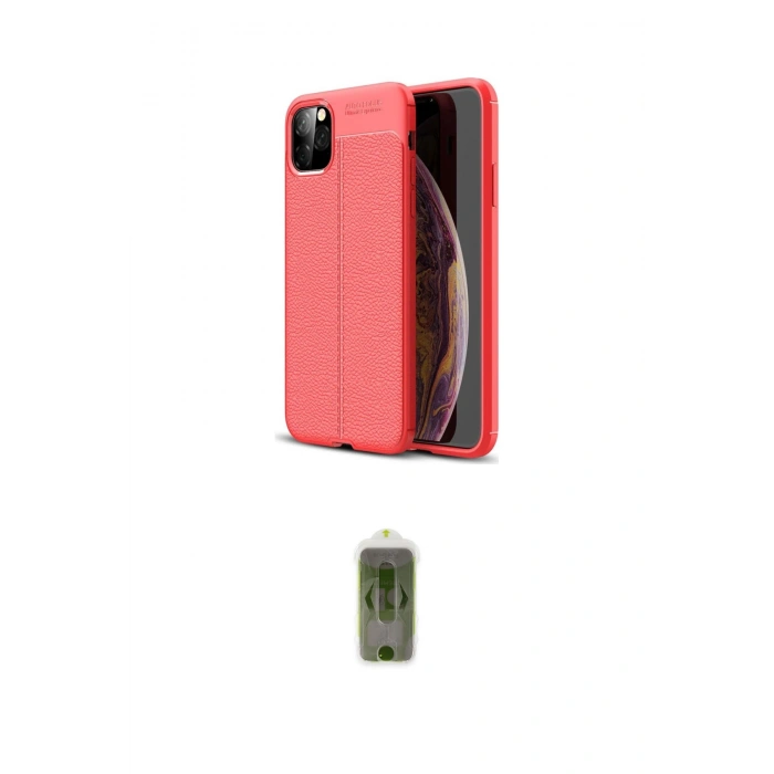 MARSİLYAN™- iPhone 11 Pro Max Kılıf Doruk Klasik Özel Seri - Siyah Joko Magic 5D Hayalet Cam