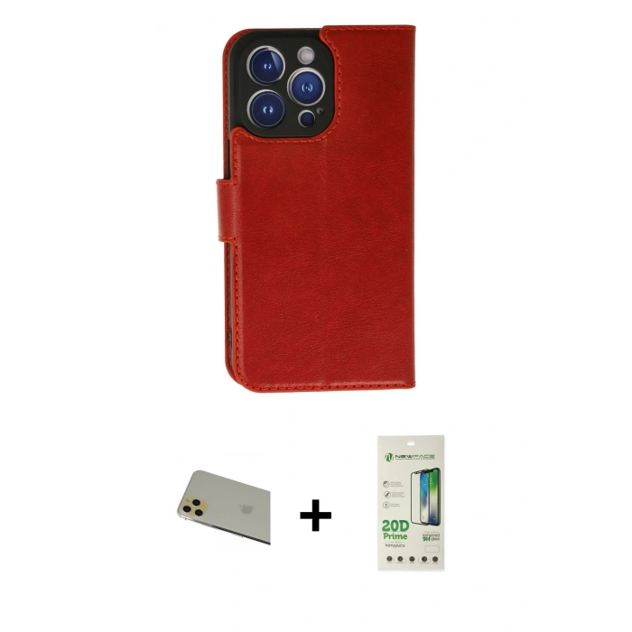 MARSİLYAN™- iPhone 11 Pro Max Kılıf Siluet Işık Serisi - Siyah 20D Premium Cam Ekran Koruyucu + Rainbow Kamera Lens Koruma Cam - GD