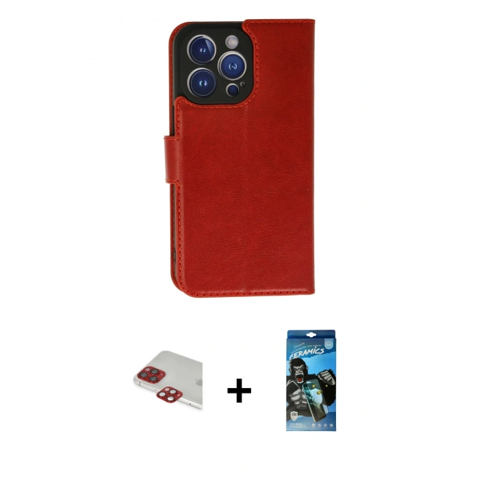 MARSİLYAN™- iPhone 11 Pro Max Kılıf Siluet Işık Serisi - Siyah 34D Izgaralı Cam + Pers Alüminyum Kamera Lens - KI