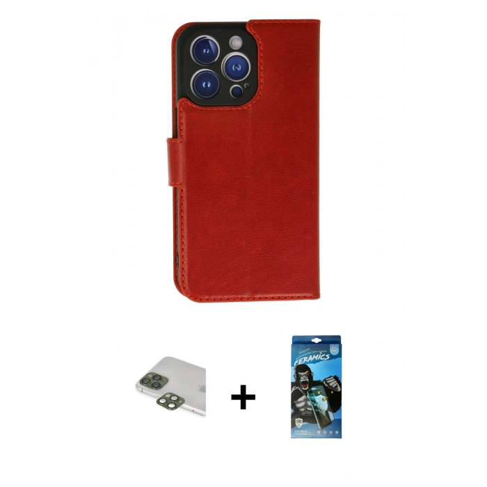 MARSİLYAN™- iPhone 11 Pro Max Kılıf Siluet Işık Serisi - Siyah 34D Izgaralı Cam + Pers Alüminyum Kamera Lens - YL