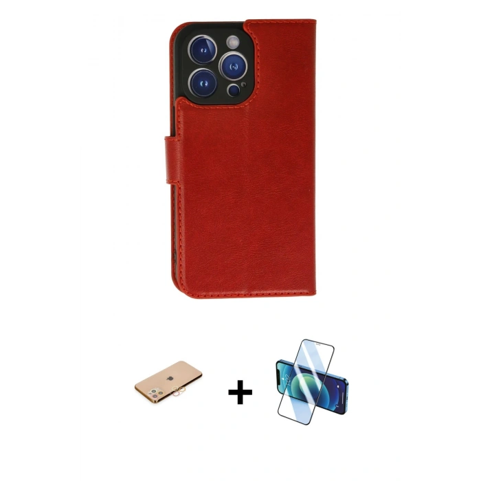 MARSİLYAN™- iPhone 11 Pro Max Kılıf Siluet Işık Serisi - Siyah 3D Antistatik Cam Ekran Koruyucu + Renkli Kamera Lens Koruma Cam - TU