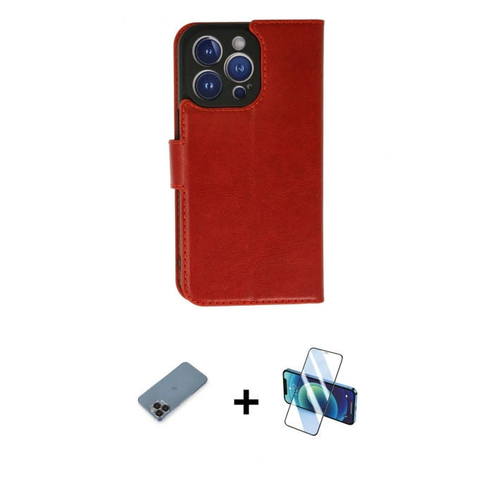 MARSİLYAN™- iPhone 11 Pro Max Kılıf Siluet Işık Serisi - Siyah 3D Antistatik Seramik Nano Ekran Koruyucu + Metal Kamera Lens Koruma Cam - SH