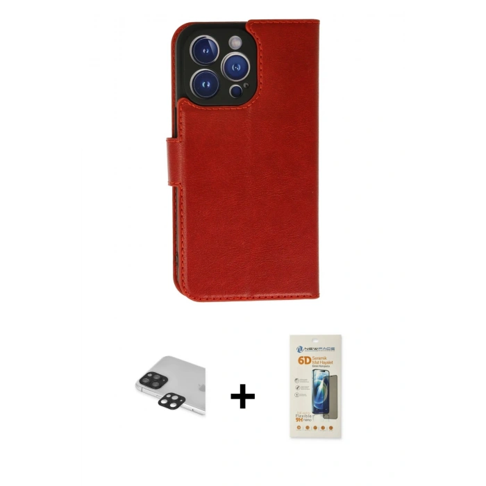 MARSİLYAN™- iPhone 11 Pro Max Kılıf Siluet Işık Serisi - Siyah 6D Mat Seramik Hayalet Nano Ekran Koruyucu + Pers Alüminyum Kamera Lens - SH