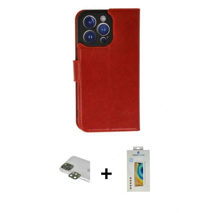 MARSİLYAN™- iPhone 11 Pro Max Kılıf Siluet Işık Serisi - Siyah Polymer Nano Ekran Koruyucu + Pers Alüminyum Kamera Lens - YL