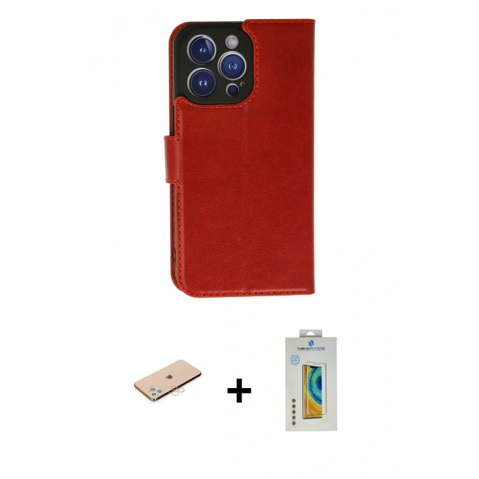 MARSİLYAN™- iPhone 11 Pro Max Kılıf Siluet Işık Serisi - Siyah Polymer Nano Ekran Koruyucu + Renkli Kamera Lens Koruma Cam - MI