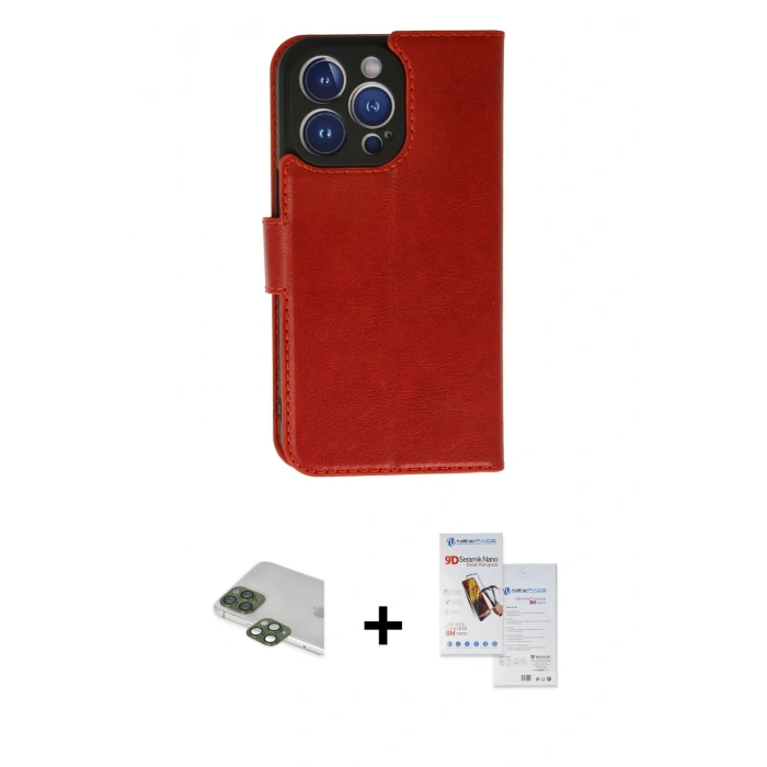 MARSİLYAN™- iPhone 11 Pro Max Kılıf Siluet Işık Serisi - Siyah Seramik Nano Ekran Koruyucu + Yeşil Pers Alüminyum Kamera Lens